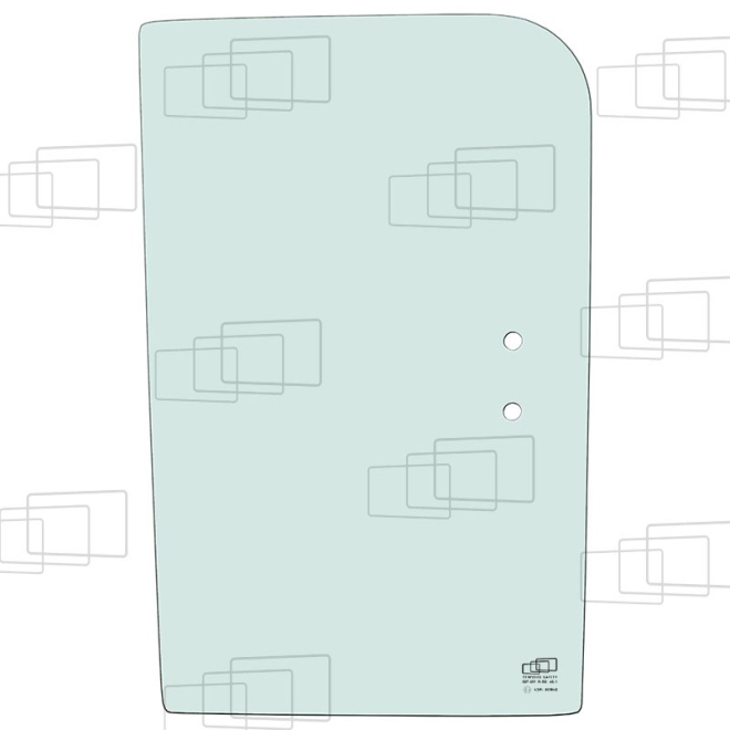 SCHIEBESCHEIBE HINTEN TÜR LINKS