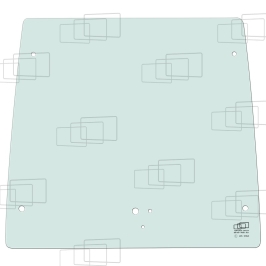 FRONTSCHEIBE (UNTER SCHEIBENWISCHER IM ZENTRUM)