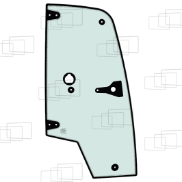 TÜRSCHEIBE RECHTS (TREBOL HOLE)