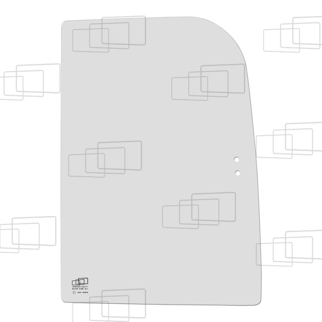 VITRE DROITE ARRIERE COULISSANTE (SEULEMENT POUR AX30-35-40-50)