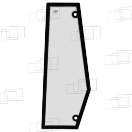 LATO POSTERIORE FISSO PORTIERA SINISTRA