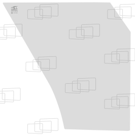 VETRO PORTIERA INFERIORE  SENZA A/A