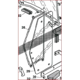 VITRE PORTE GAUCHE