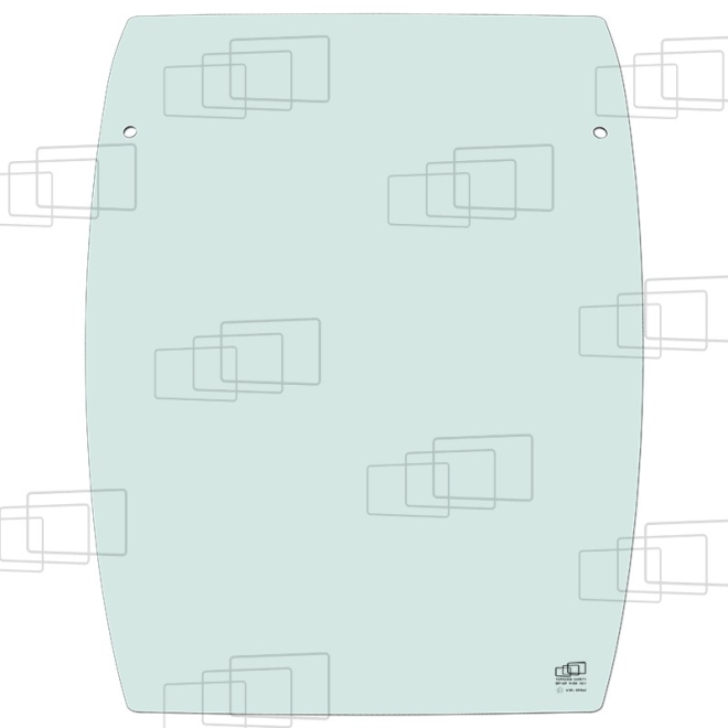 PARA-BRISA CURVADO 2 FUROS (ATÉ 06-2012)