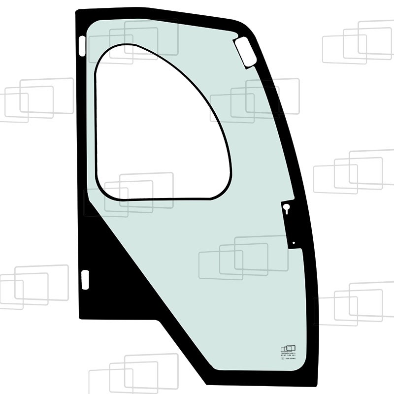 VITRE PORTE DROITE UNE PIÈCE